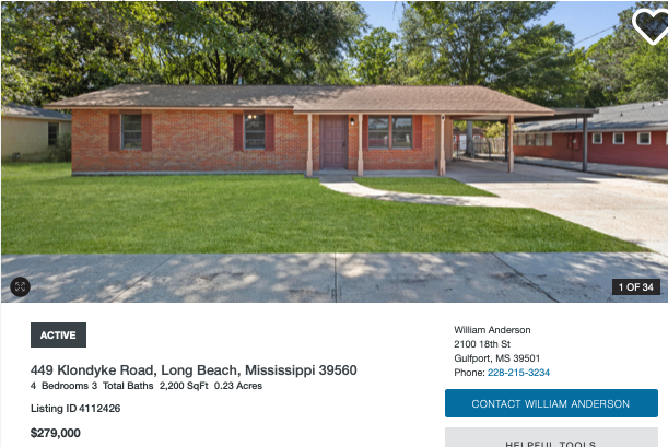 median priced home Long Beach